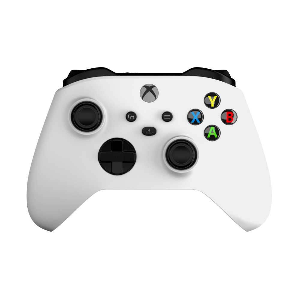 Aim White Matte Xbox Series X Controller - Aimcontrollers